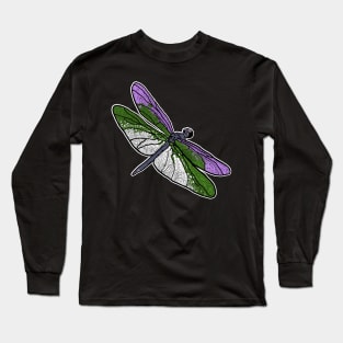 Genderqueer Dragonfly Long Sleeve T-Shirt